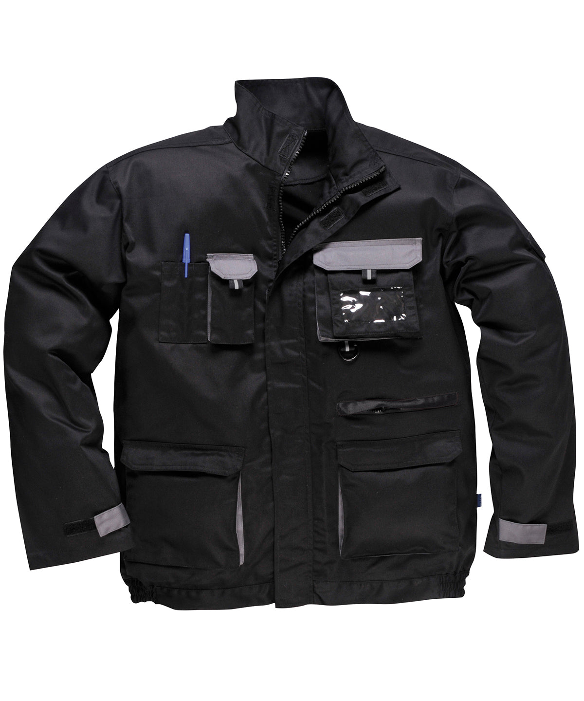 Black/Grey - Portwest Texo contrast jacket (TX10)