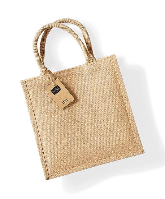 Jute midi tote