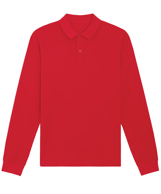 Prepster long sleeve unisex polo (STPU332)