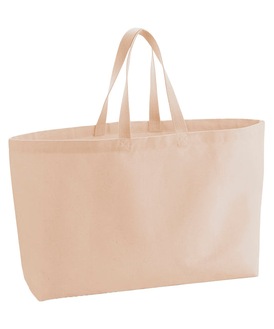 Oversized canvas tote bag